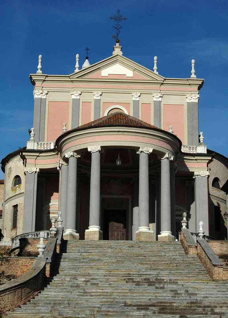Chiesa SS. Martina e Stefano, Montemagno (AT) – Restauro decori e stucchi facciata