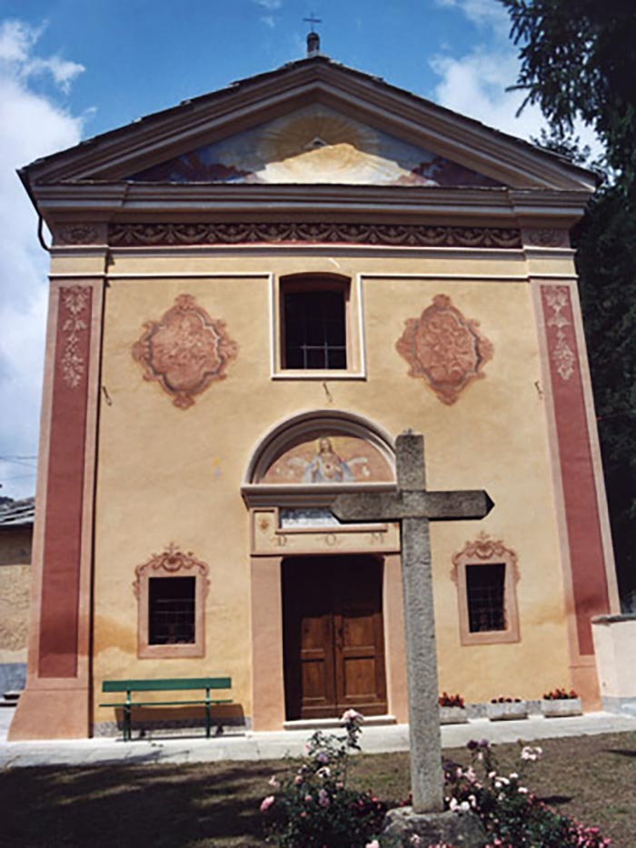 Chiesa SS. Brigida ed Eurosia, Cumiana (TO) – Restauro affreschi facciata
